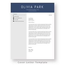Load image into Gallery viewer, Creative Resume Template for Word. CV Template with Cover Letter and References Templates. Professional resume format. Curriculum Vitae
