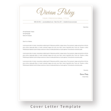 Load image into Gallery viewer, Teacher Resume Template for Word. CV Template with Cover Letter and References Templates. Professional resume format. Curriculum Vitae
