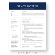 Load image into Gallery viewer, IT Resume Template for Word. 1 Page CV Template with Cover Letter and References Templates. Professional resume format. Curriculum Vitae
