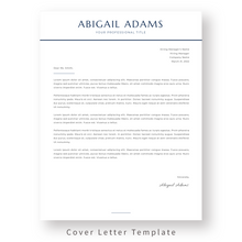 Load image into Gallery viewer, Finance Resume Template for Word - The Abigail
