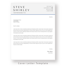 Load image into Gallery viewer, Engineering and IT Resume Template for Word. CV Template with Cover Letter and References Templates. Modern resume format. Curriculum Vitae
