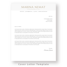 Load image into Gallery viewer, Functional Resume Template for Word. CV Template with Cover Letter and References Templates. Modern resume format. Curriculum Vitae
