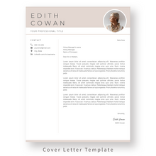 Load image into Gallery viewer, Professional Resume Template for Word. CV Template with Cover Letter and References Templates. Modern resume format. Curriculum Vitae

