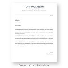 Load image into Gallery viewer, ATS Resume Template for Word. CV Template with Cover Letter and References Templates. Professional Resume format. Curriculum Vitae
