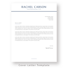 Load image into Gallery viewer, Executive Resume Template for Word. CV Template with Cover Letter and References Templates. Modern resume format. Curriculum Vitae
