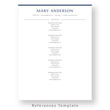Load image into Gallery viewer, Executive Resume Template for Word - The Mary Anderson
