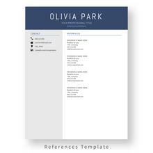 Load image into Gallery viewer, Creative Resume Template for Word. CV Template with Cover Letter and References Templates. Professional resume format. Curriculum Vitae
