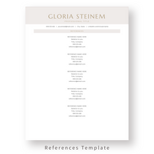 Load image into Gallery viewer, ATS Resume Template for Word. CV Template with Cover Letter and References Templates. Modern Resume format. Curriculum Vitae
