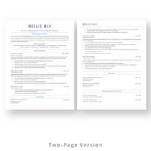 Load image into Gallery viewer, ATS Resume Template for Word. 2 Page CV Template with Cover Letter and References Templates. Simple Resume format. Curriculum Vitae
