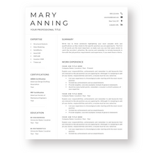 Load image into Gallery viewer, Engineer Resume Template for Word. CV Template with Cover Letter and References Templates. Modern resume format. Curriculum Vitae
