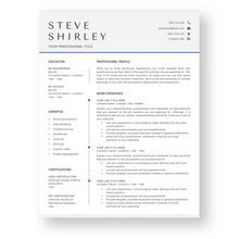 Load image into Gallery viewer, Engineering and IT Resume Template for Word. CV Template with Cover Letter and References Templates. Modern resume format. Curriculum Vitae
