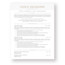 Load image into Gallery viewer, ATS Friendly Resume Template for Word. CV Template with Cover Letter and References Templates. Professional Resume format. Curriculum Vitae
